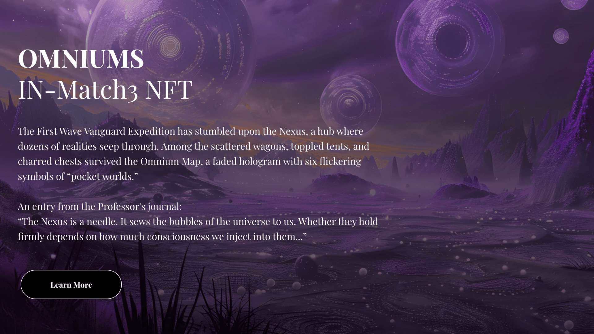 IN-Match 3 Launches NFT Land Event