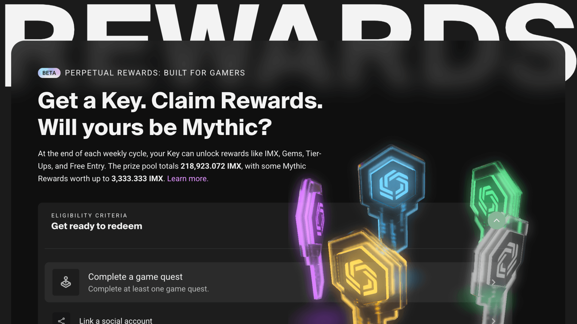 Immutable lança sistema de Perpetual Rewards image