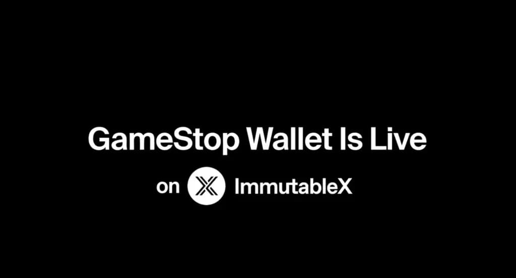 Immutable X 整合 GameStop Wallet image