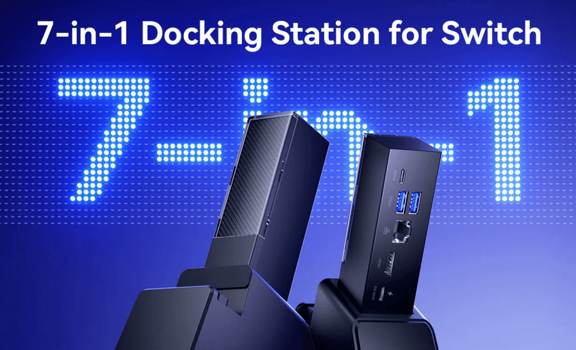 JSAUX 7-in-1 Multifunctional Docking Station for Switch Review 2026