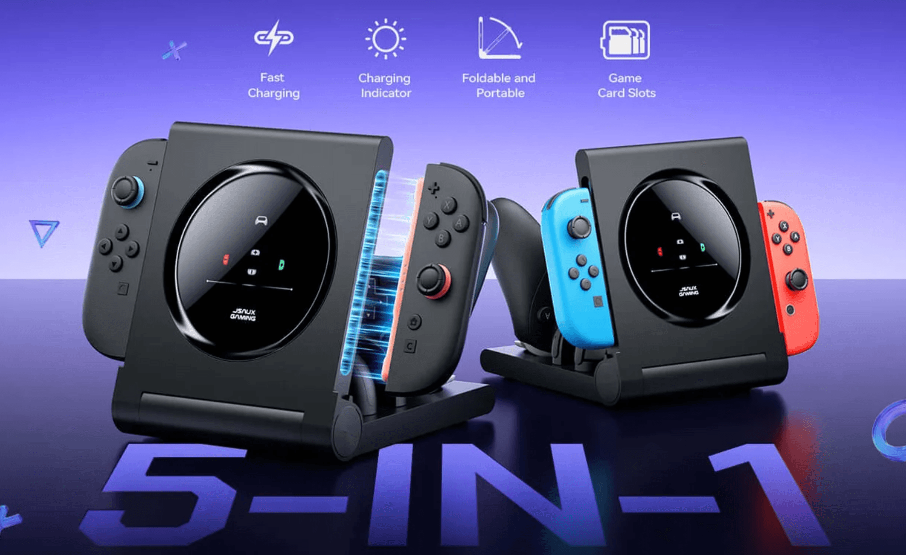 JSAUX Multi-Controller Energy Station for Switch 2 Review 2026