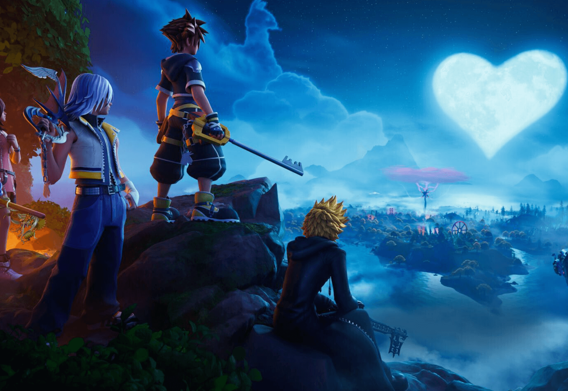 KINGDOM HEARTS Comes to Fortnite With Sora, Riku, and Kingdom Key