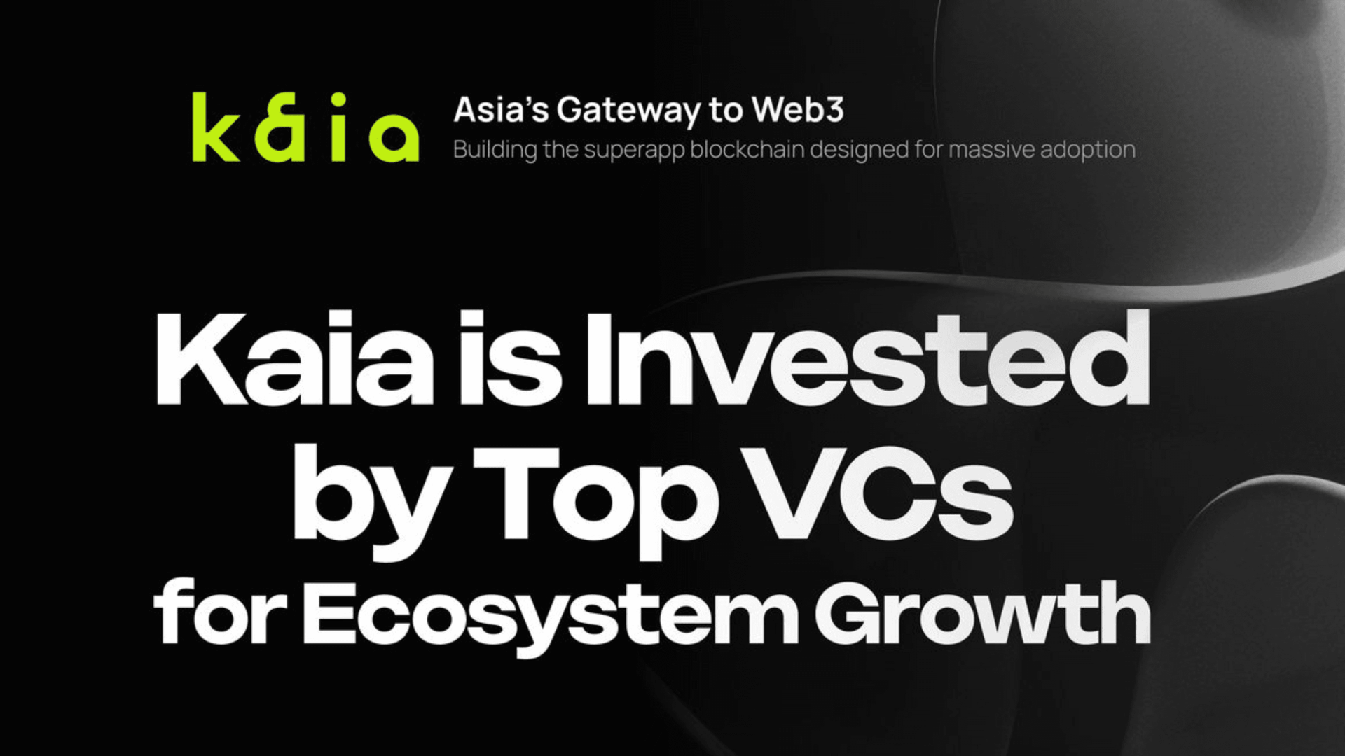 Kaia Receives Funding From Top Crypto VCs