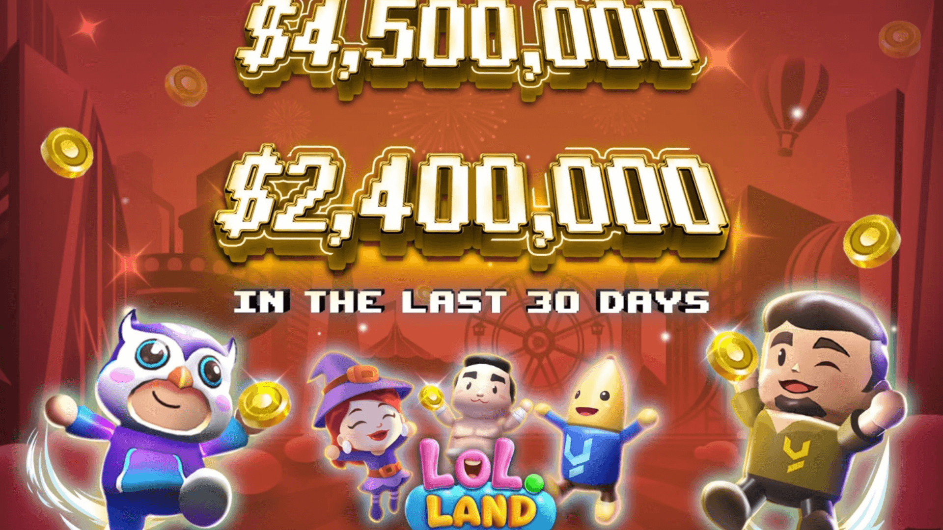 LOL Land Sees $4.5 Million in Revenue
