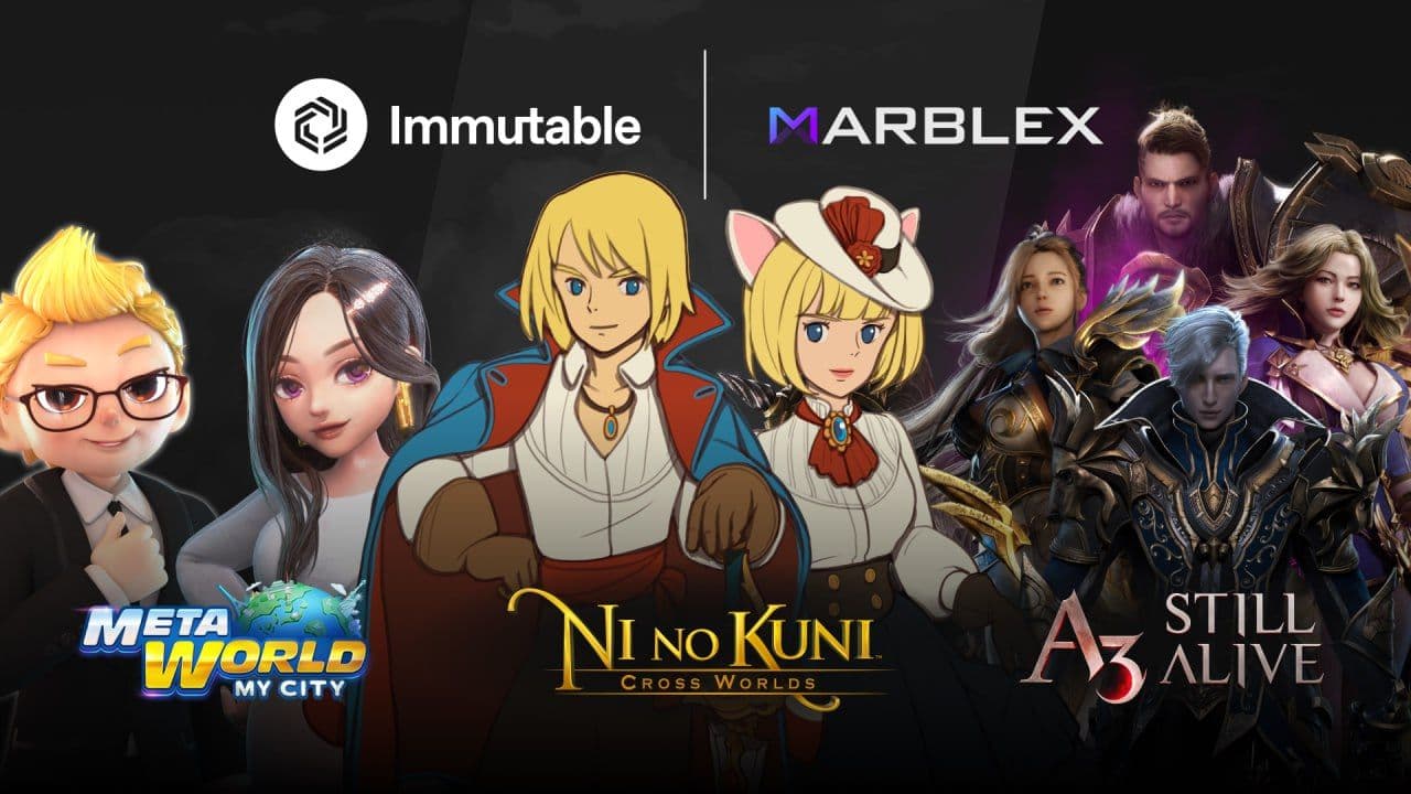 MARBLEX Partners with Immutable to Bring Netmarble IPs to Web3 image