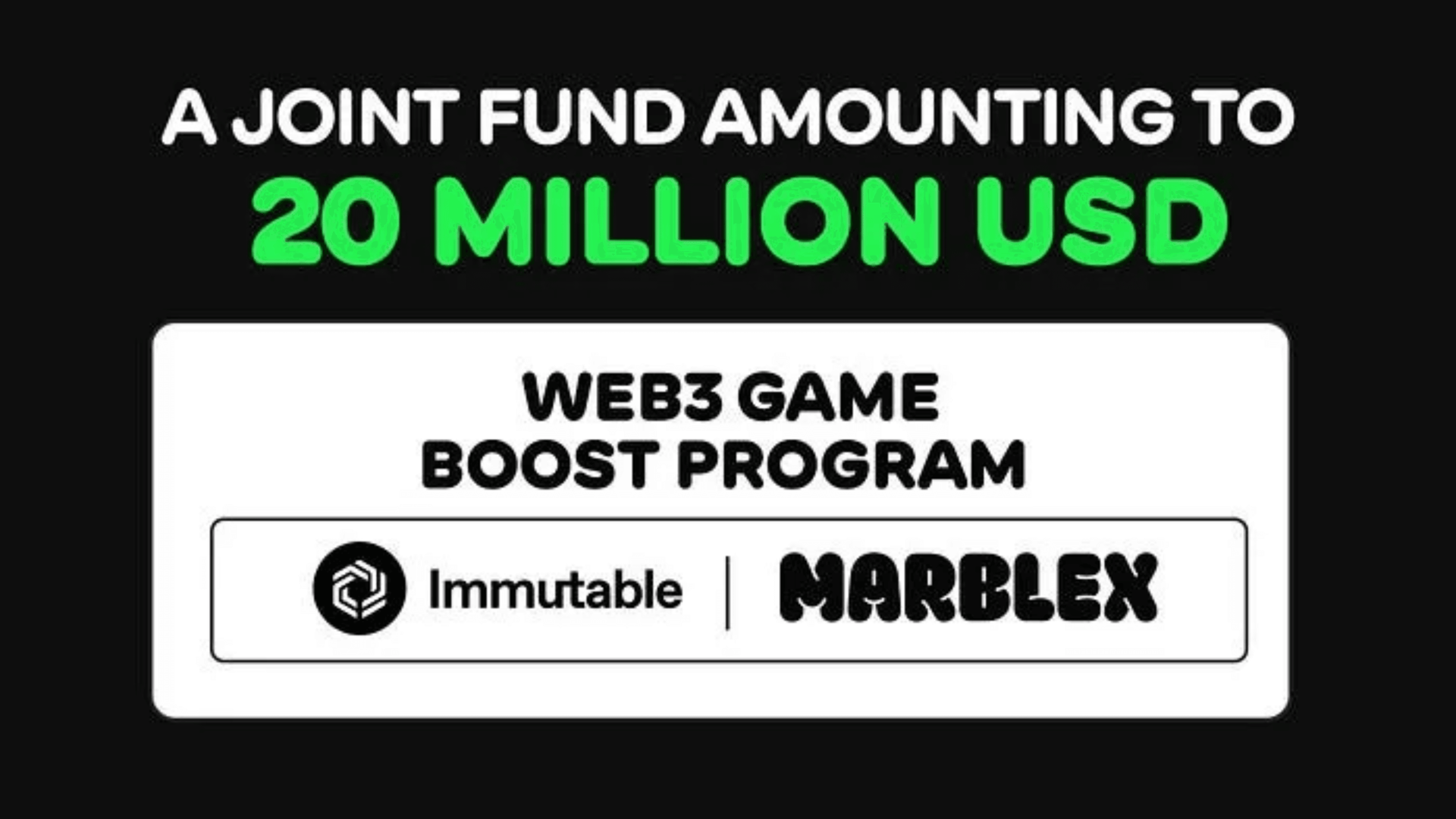 MARBLEX 携手 Immutable 推出 2000 万美元新基金 image