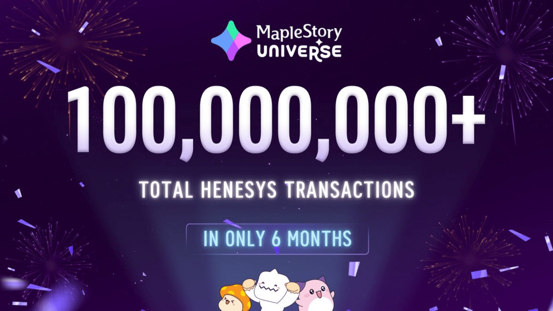MapleStory Hits 100 Million Transactions