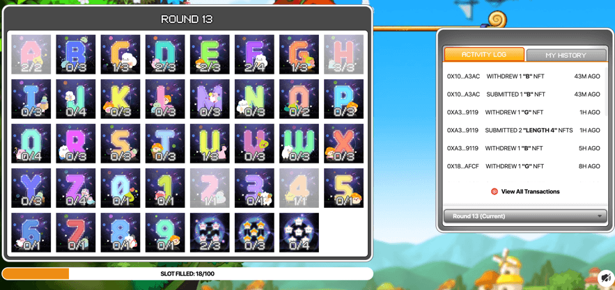 MapleStory Universe Alphabet Fusion Event