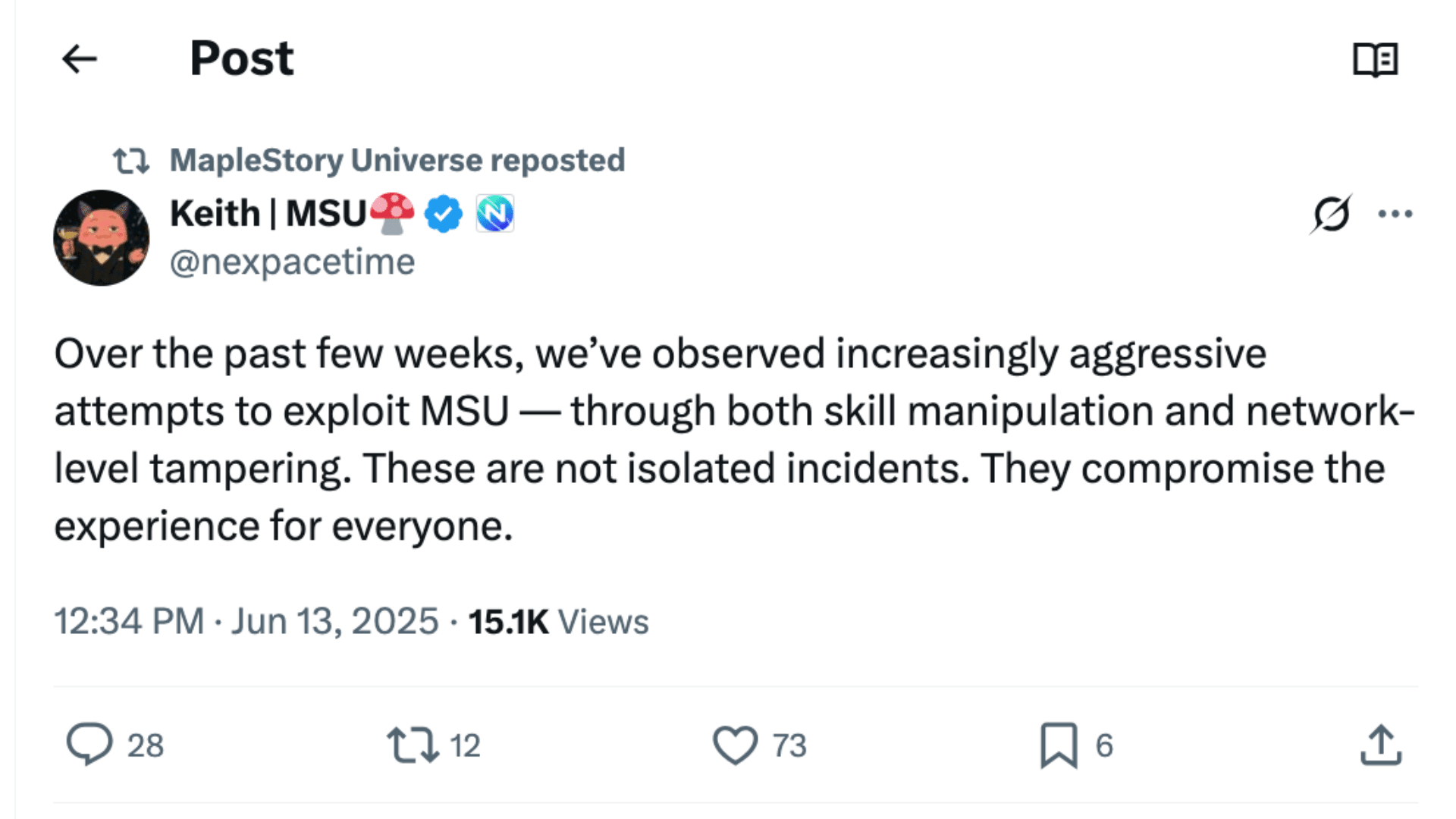 MapleStory Universe: Sicherheitslücke entdeckt image