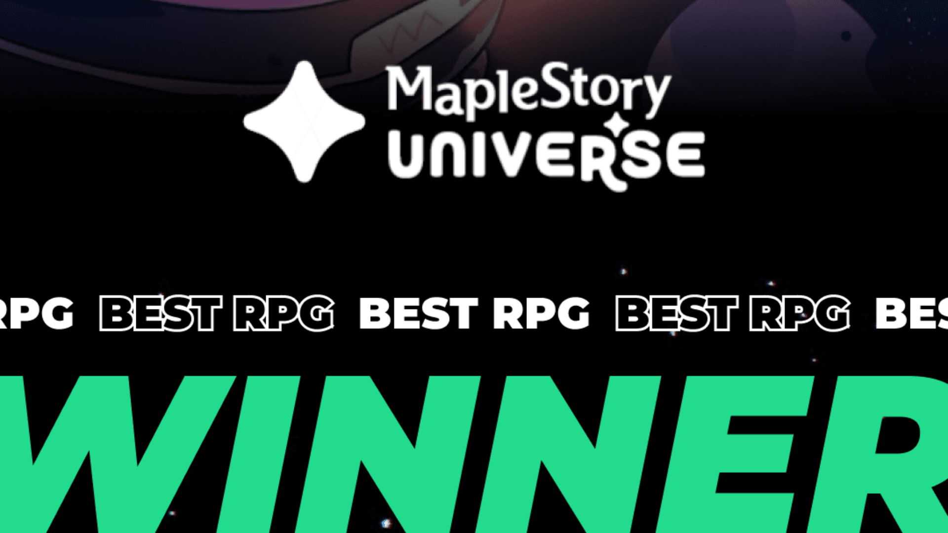 MapleStory Universe Wins Best RPG