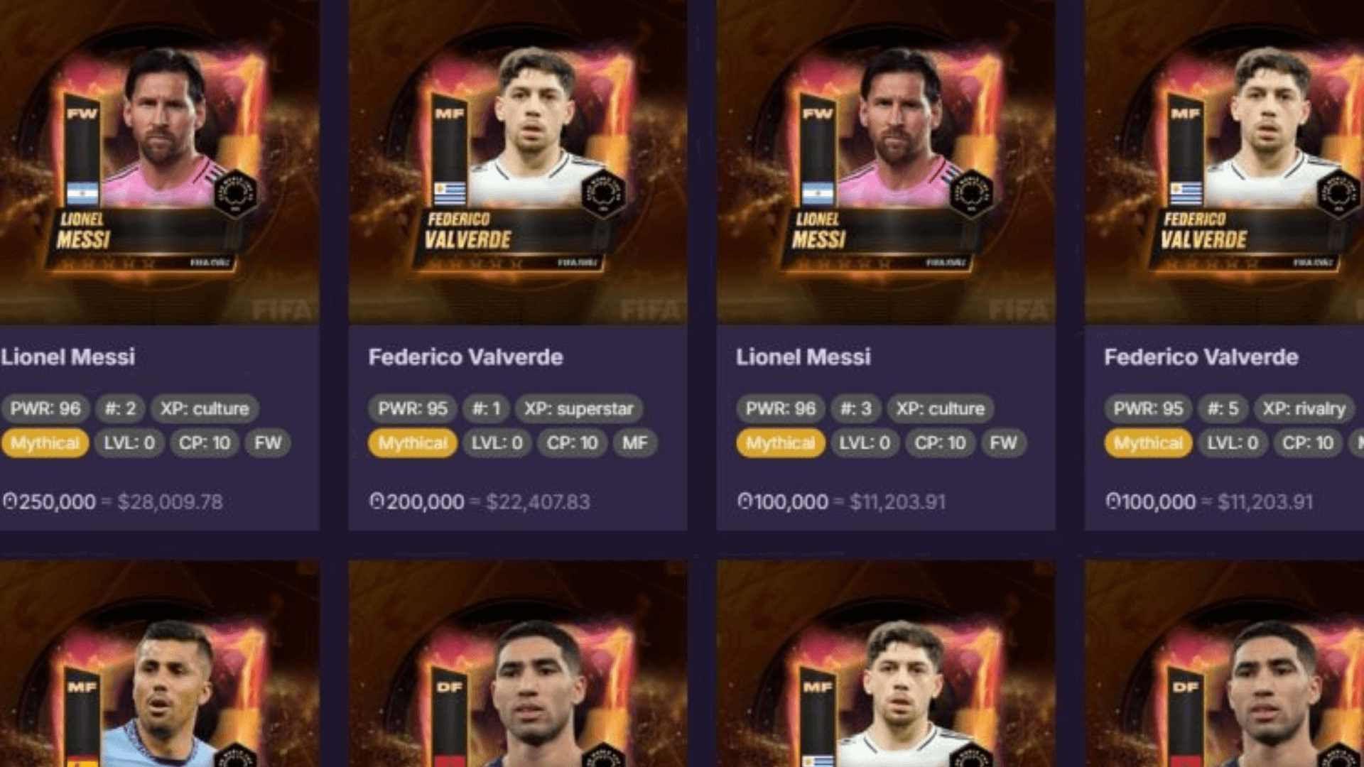 Messi NFT Now Available in FIFA Rivals
