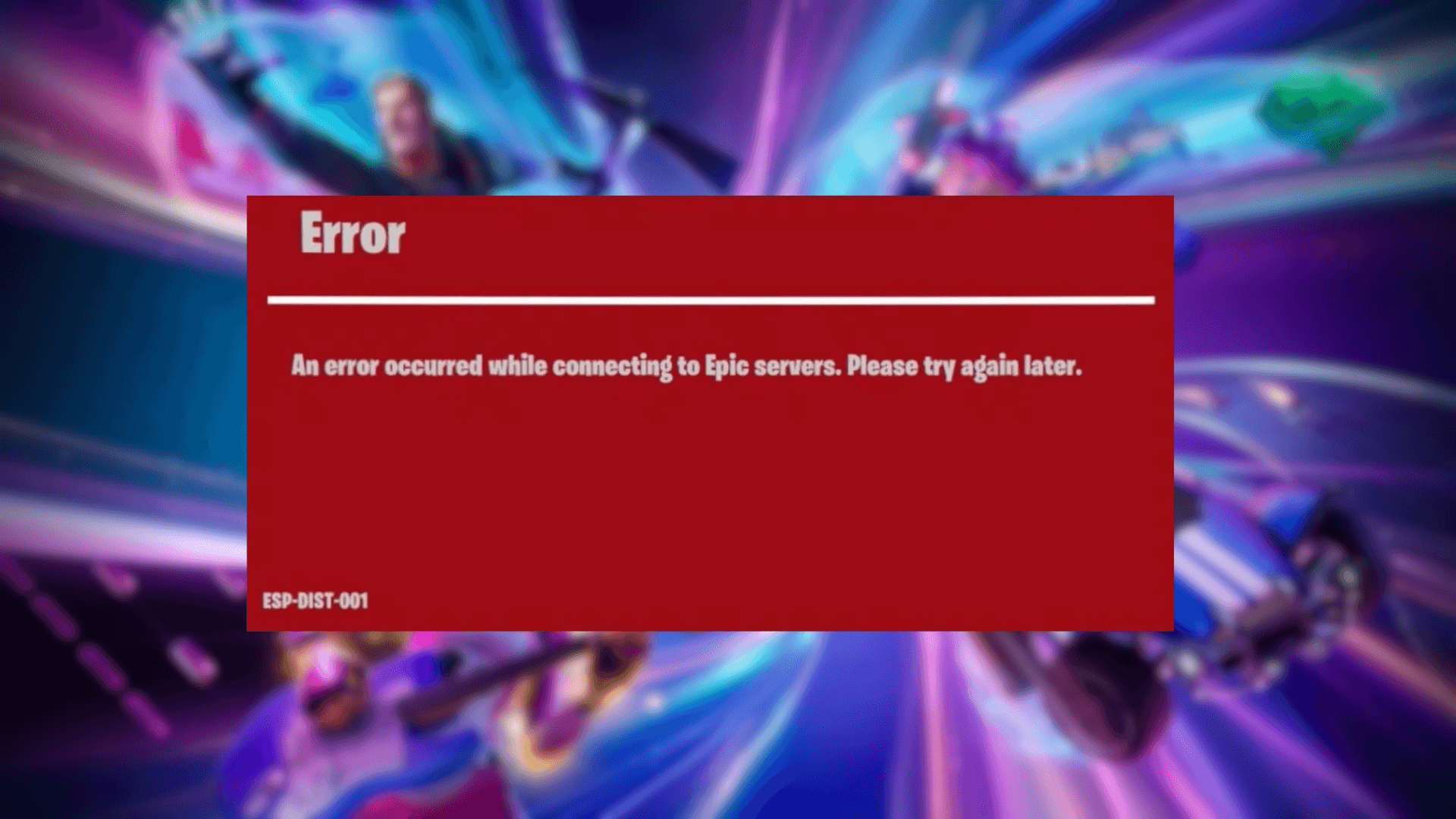 Fortnite Guide: How to Fix the Esp-Dist-001 Error