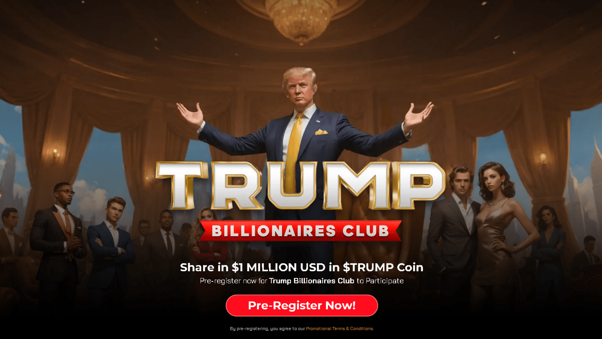 Trump Billionaires Club指南：如何預註冊