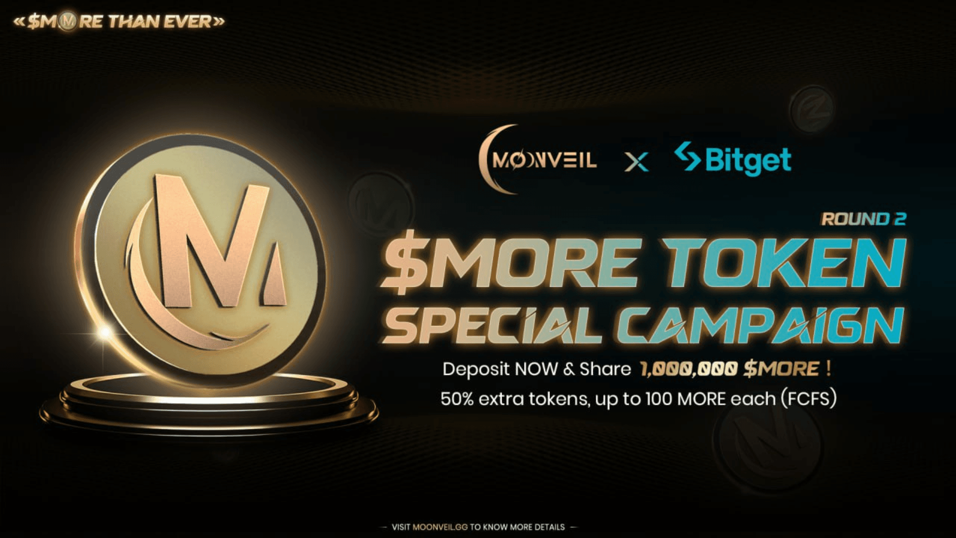 Moonveil Launches $MORE Token