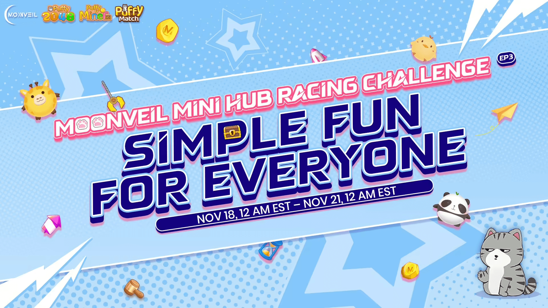 Moonveil Mini Hub Racing Challenge