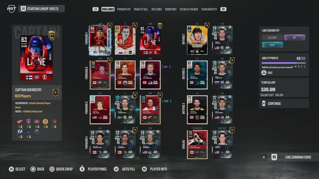 Panduan NHL 26: Kartu HUT Terbaik untuk Digunakan Saat Ini