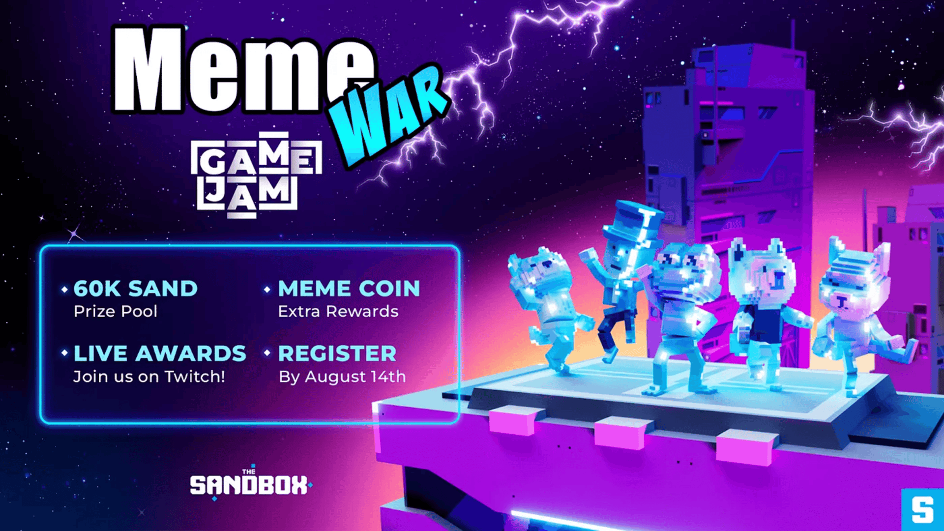 The Sandbox 新活动：赢取 60,000 $SAND 奖金 image