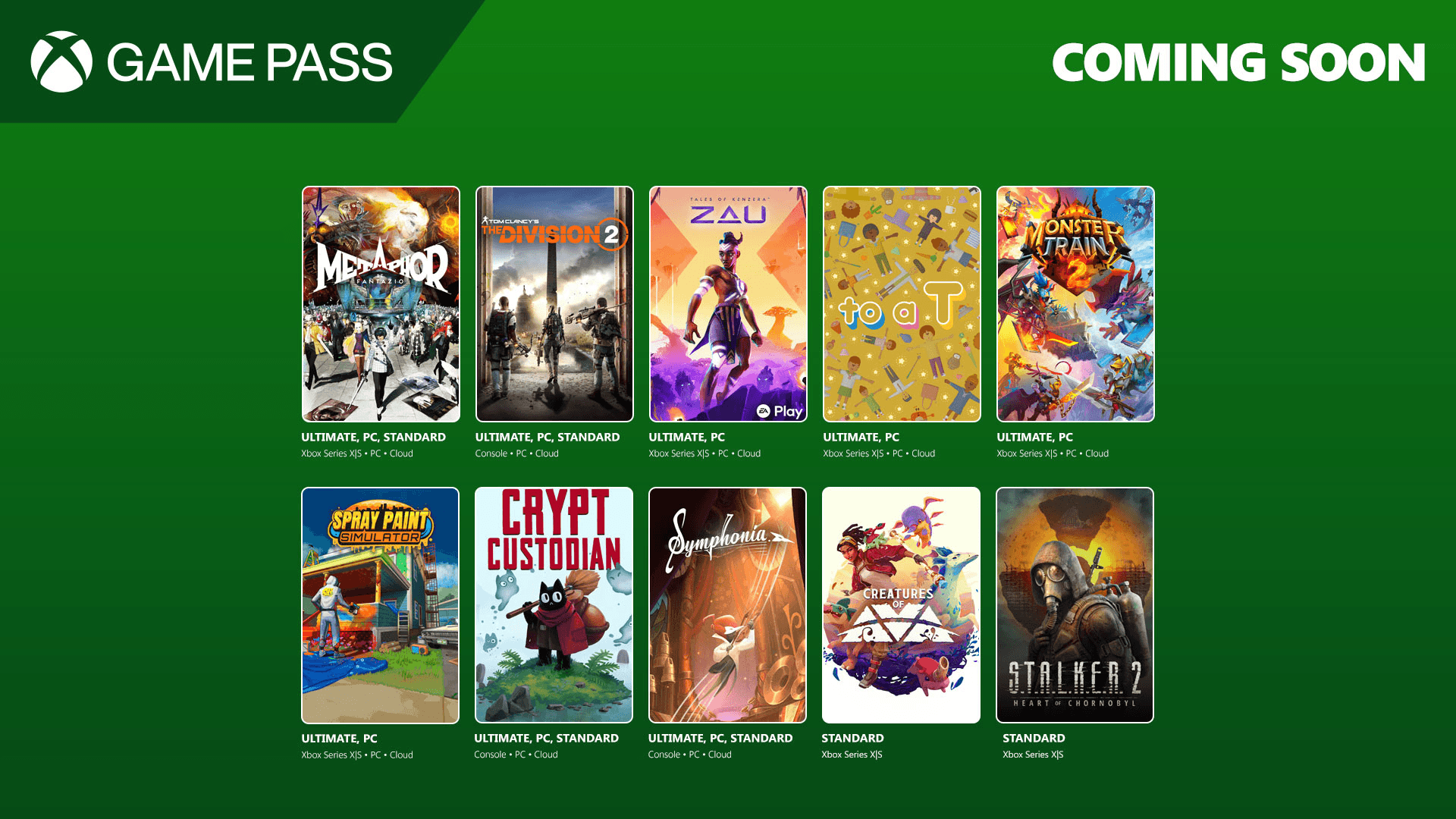 Nieuwste games toegevoegd aan Xbox Game Pass image