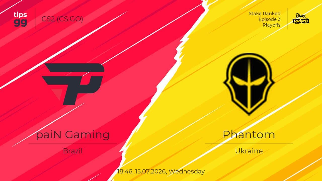 New Phantom Upsets paiN Gaming at Stake.com CS2 Ranked