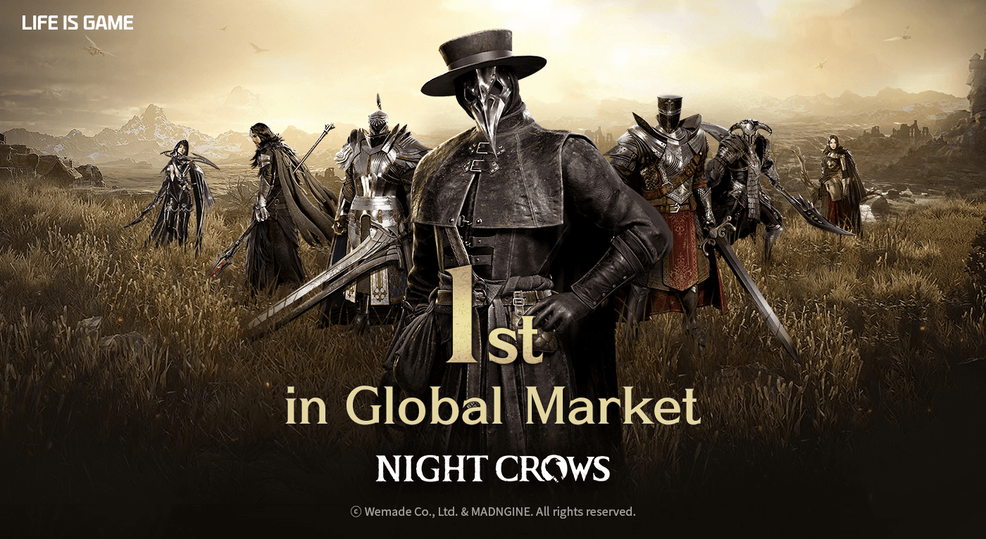 Wemade《Night Crows》全球銷售額破千萬美元 image