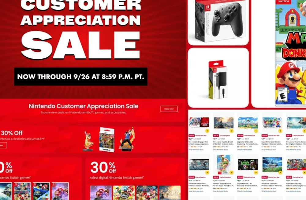Nintendo Customer Appreciation Sale: Best Deals on Switch Games