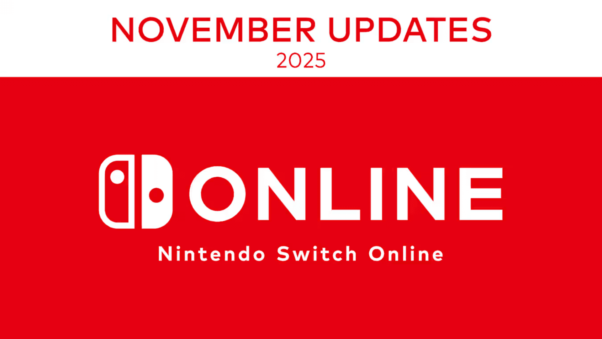 Nintendo Switch Online 11月アップデート image
