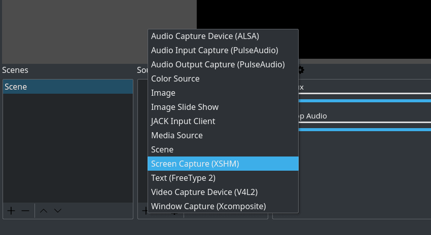 OBS Adding Sources