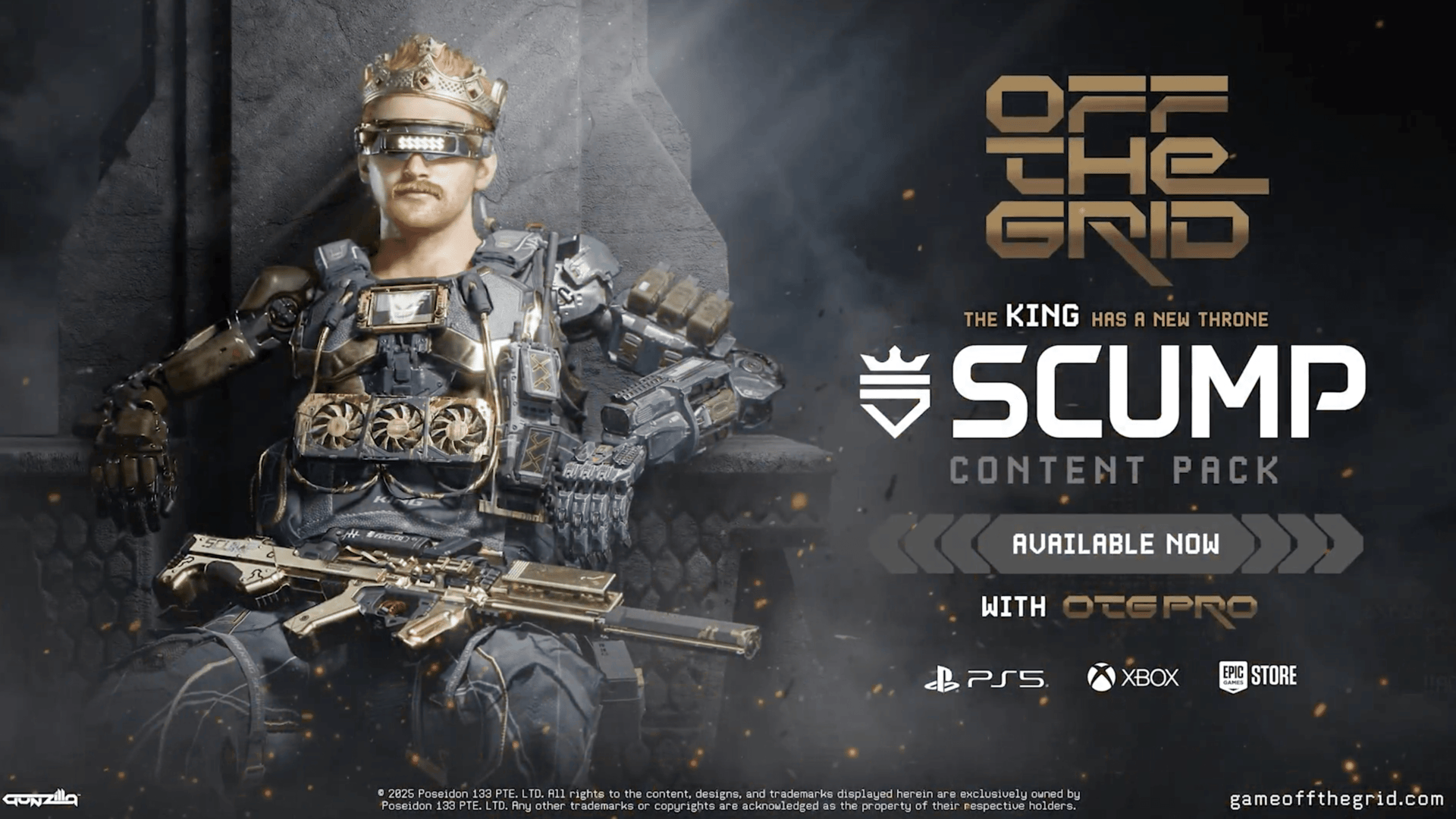 Off The Grid Adds Scump Skin: New Content Pack Now Available