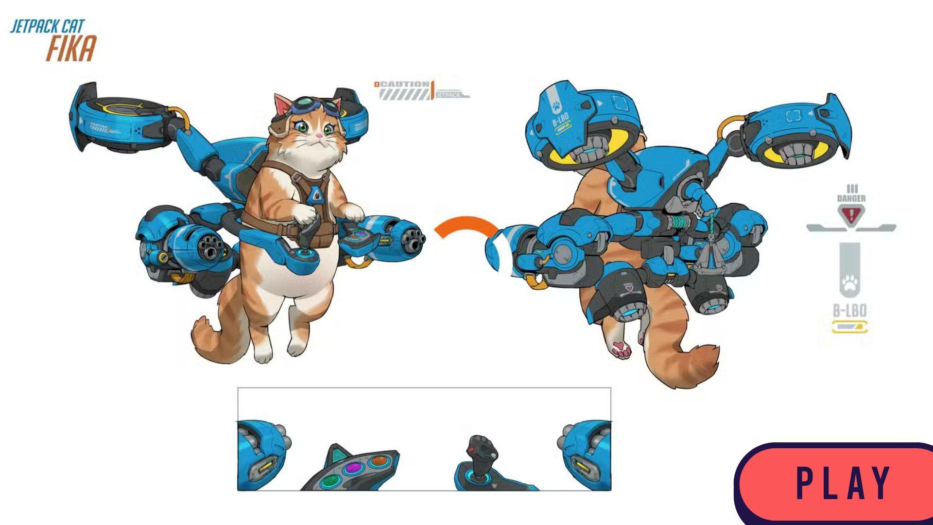 Overwatch: Nuevo héroe Jetpack Cat con Vuelo de Anclaje image
