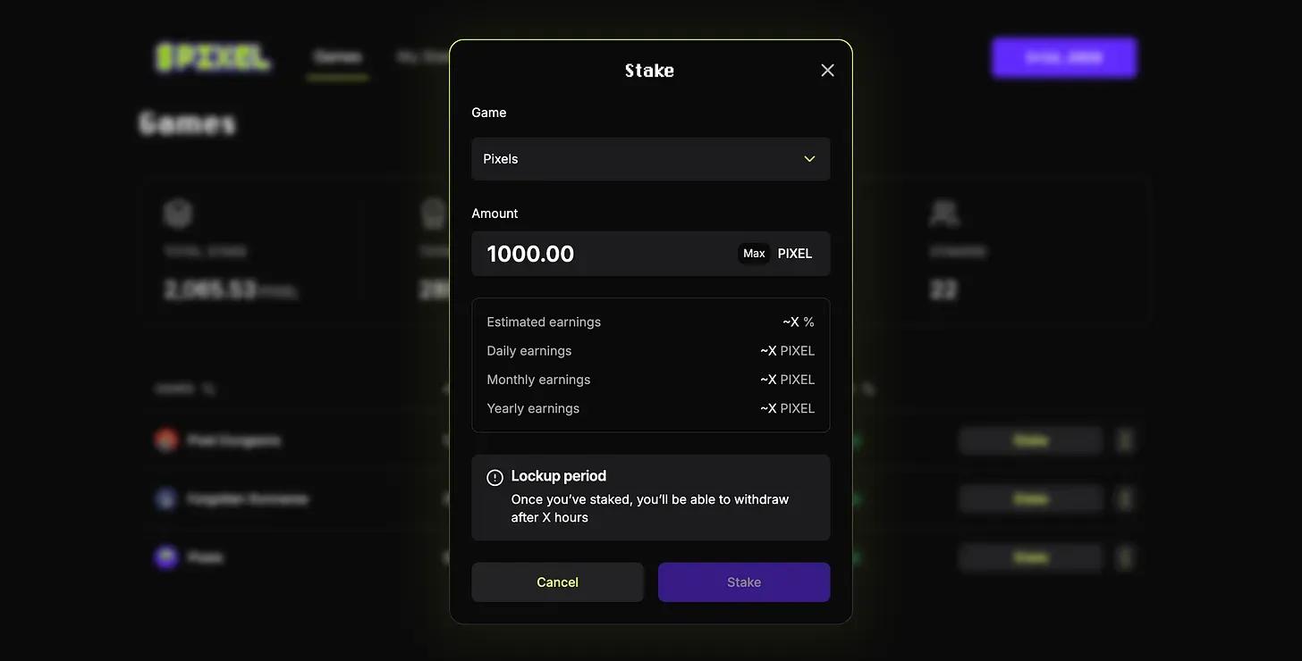 PIXEL Staking Launches to Support Growth