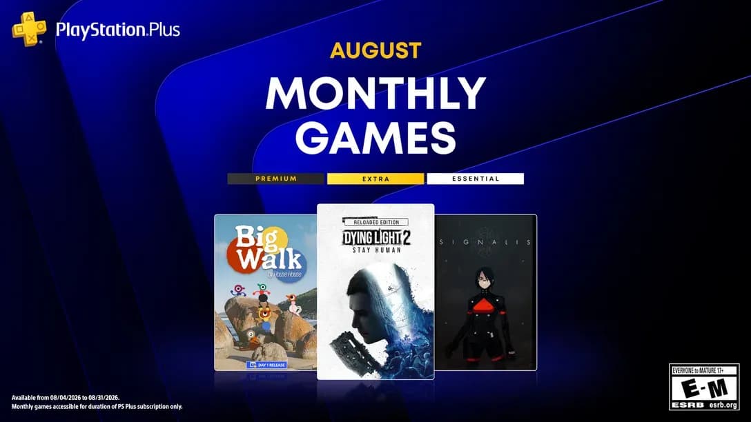 PS Plus August 2026 Monthly Games Full Lineup Revealed