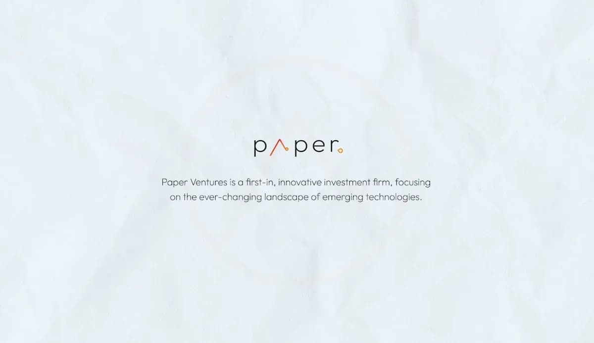 Paper Ventures Launches $25 Million Blockchain VC Fund