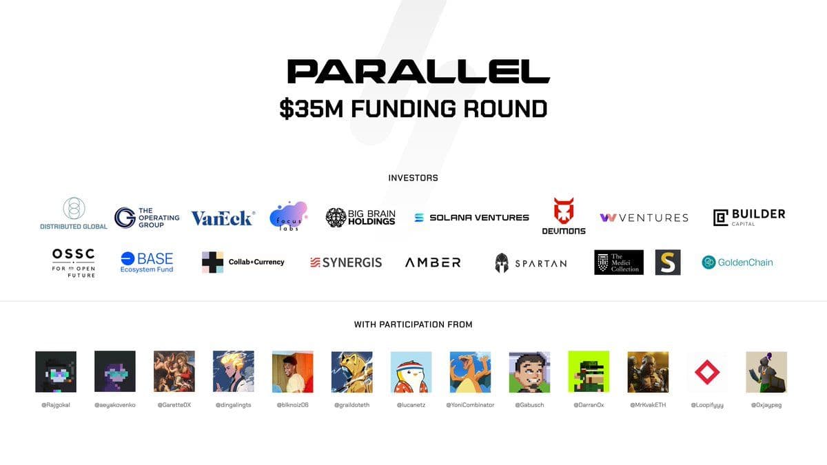 Parallel Studios 宣布完成 $35 Million 融資 image