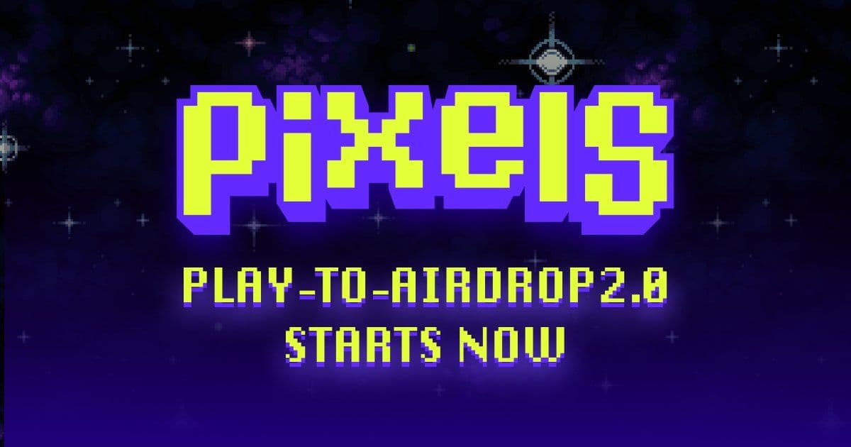 Pixels 於 Play-to-Airdrop 2.0 活動中推出 $PIXEL 代幣 image