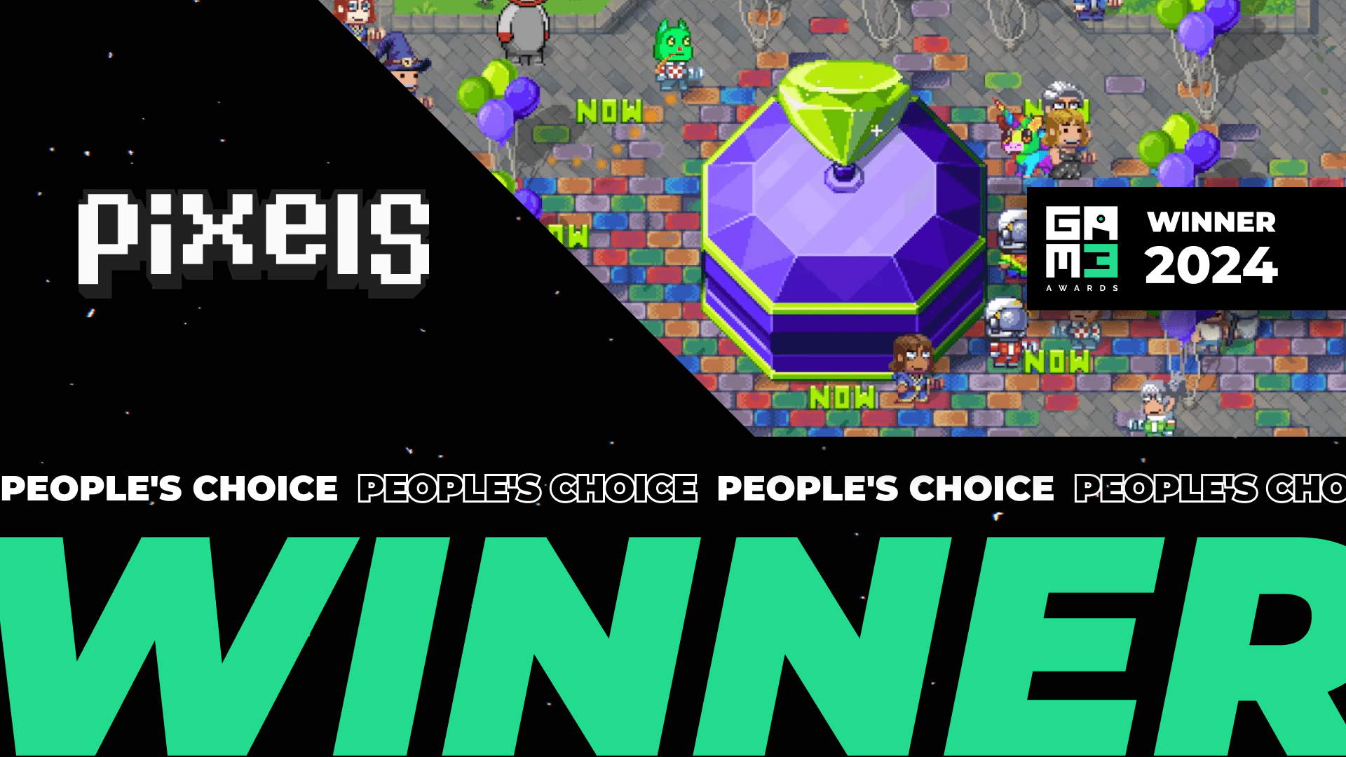 Pixels Wins People's Choice Award