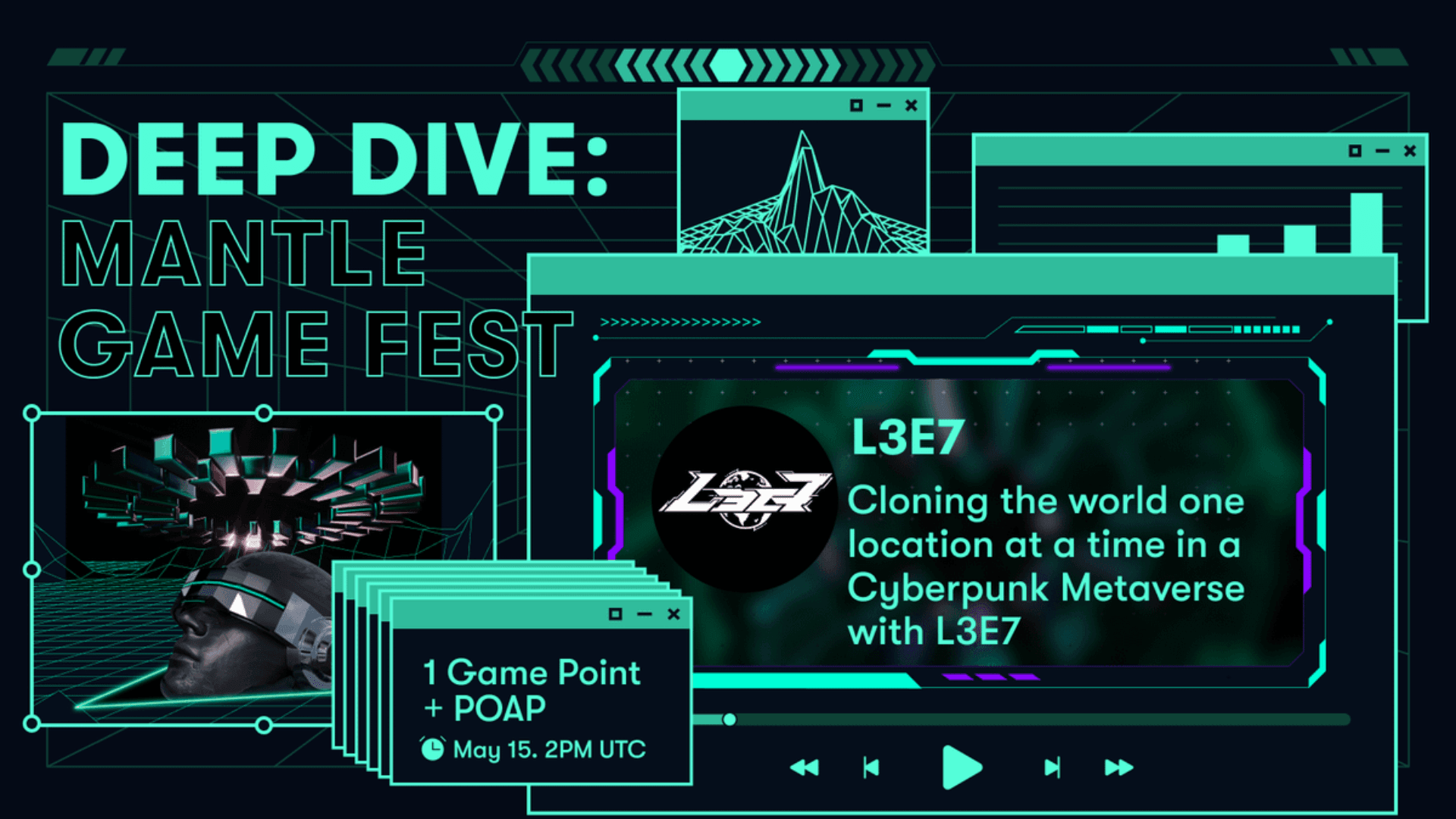 Play L3E7 in Mantle Games Fest and Win $MNT Rewards image