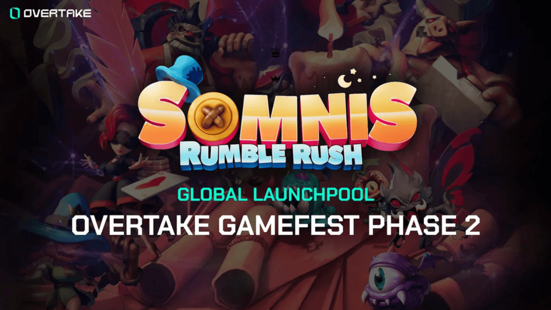 Somnis: Rumble Rush खेलें और 21 मिलियन $OVT टोकन जीतें image