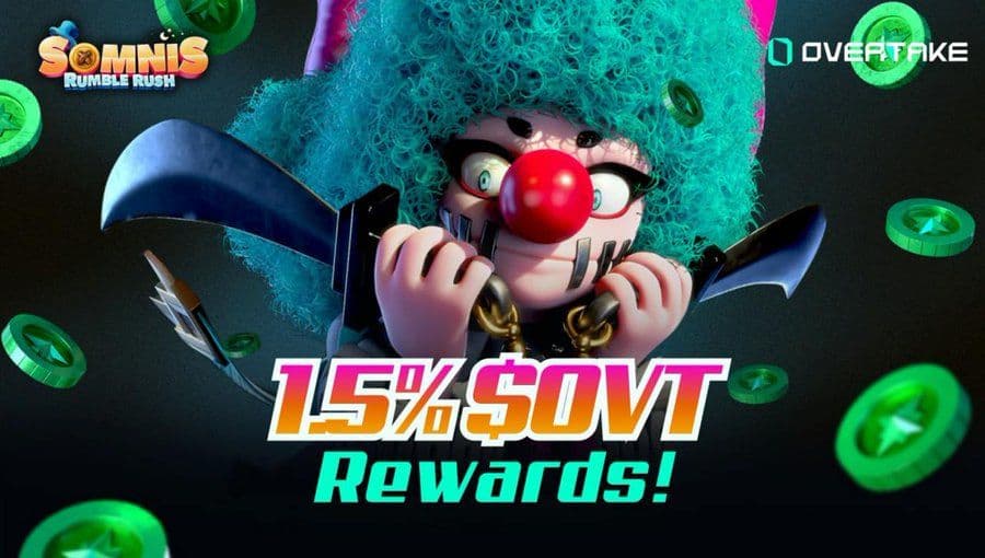 Play Somnis: Rumble Rush to Win 21 Million $OVT Tokens