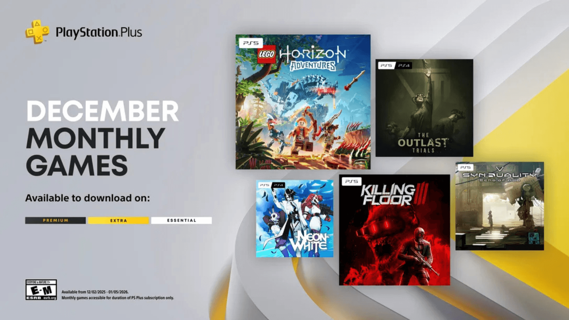 PlayStation Plus December 2025 Games