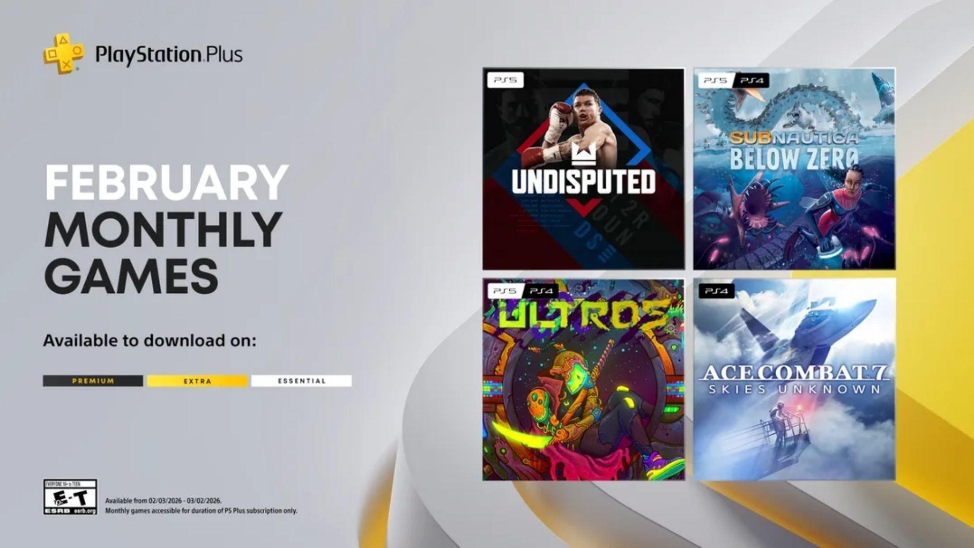 เกมฟรี PlayStation Plus เดือนกุมภาพันธ์ image