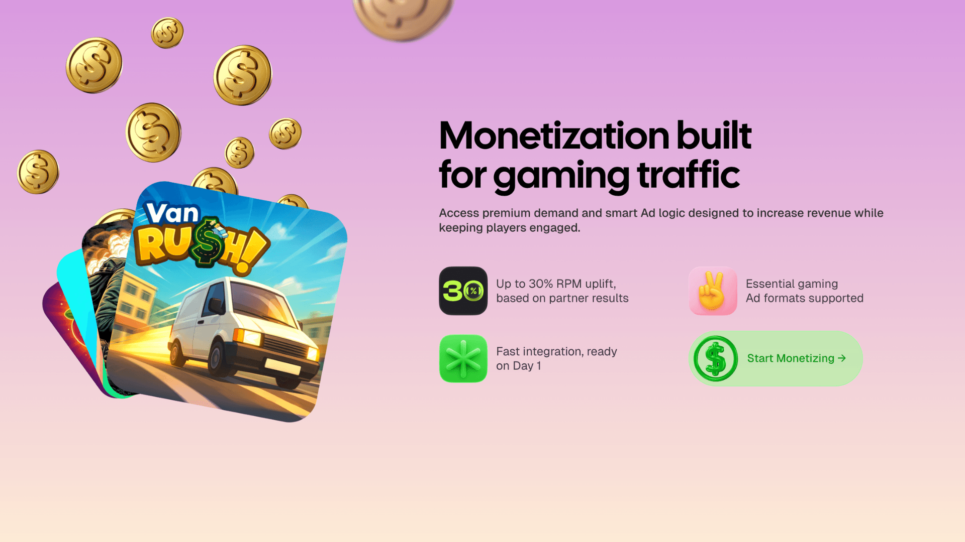 Playgama Ads for Web Gaming Monetisation