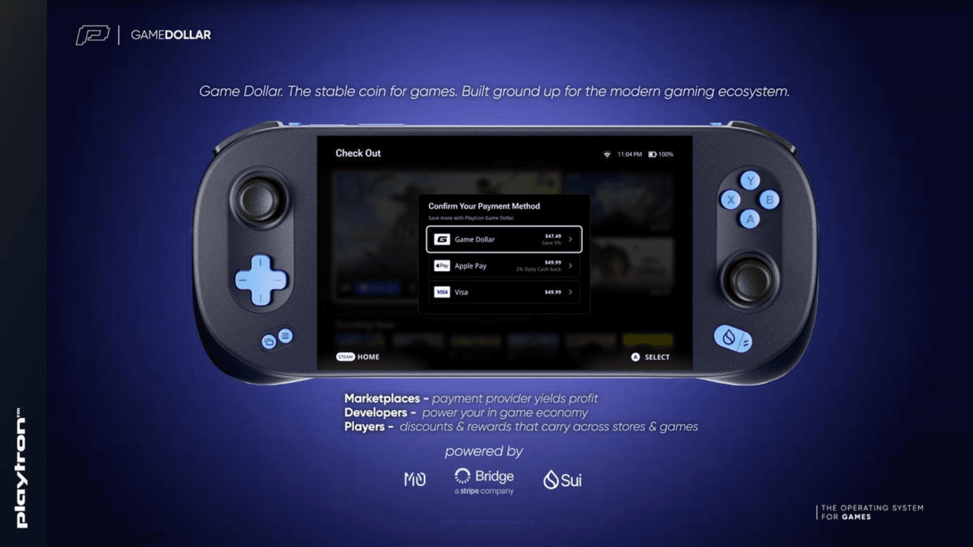 Playtron Reveals Game Dollar for Sui Gaming Ecosystem