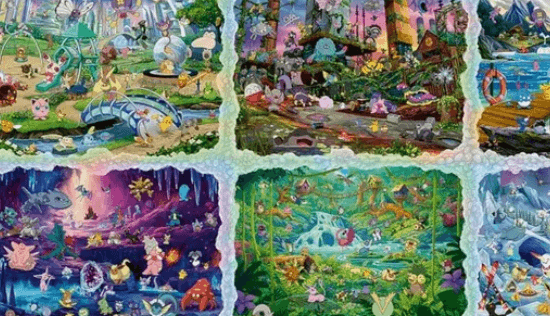 Pokemon Celebration Journey Puzzle: 40,000 Pieces for $730