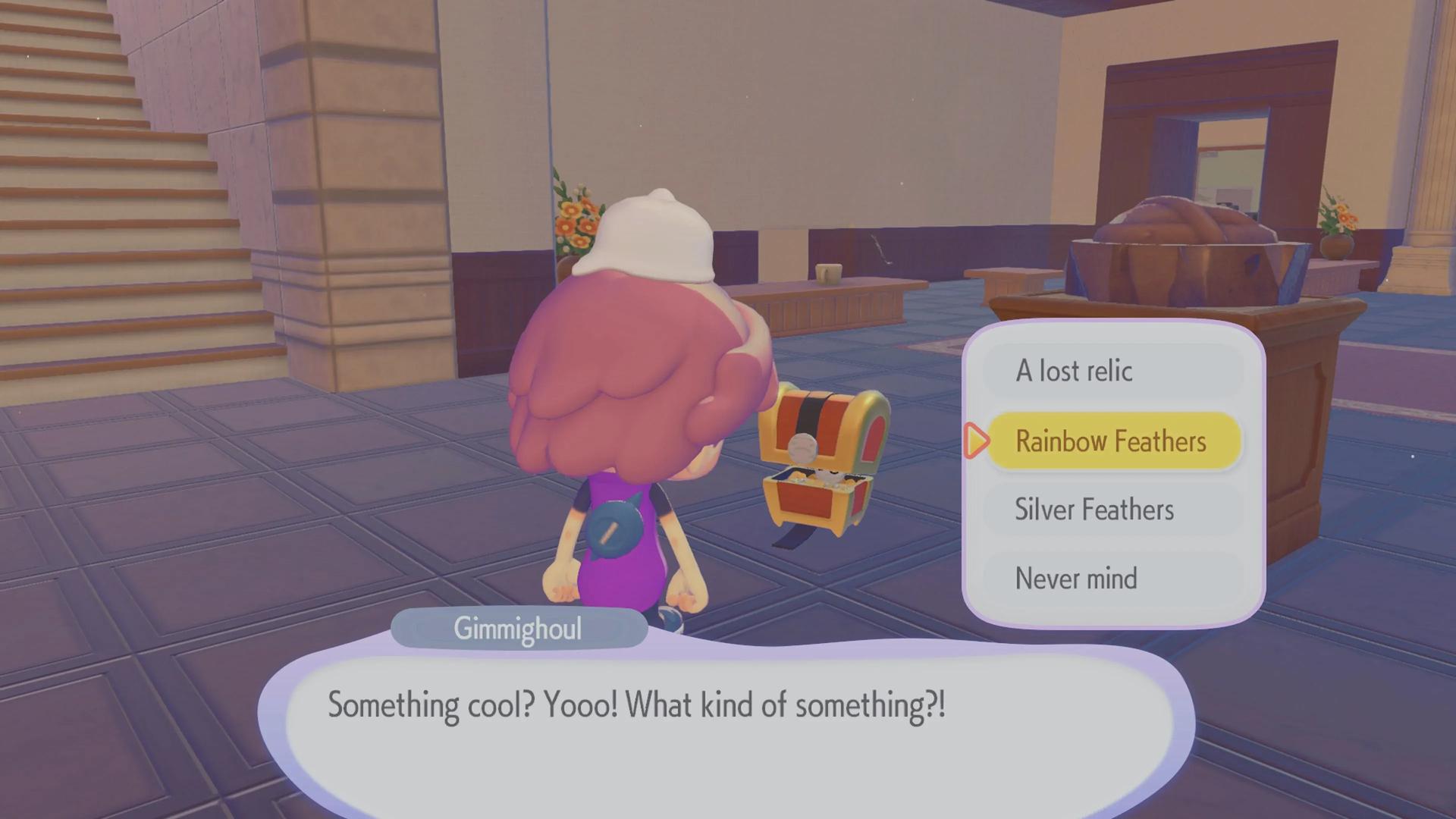 Pokémon Pokopia Gimmighoul Trading Best Framed Items for Rare Rewards.webp