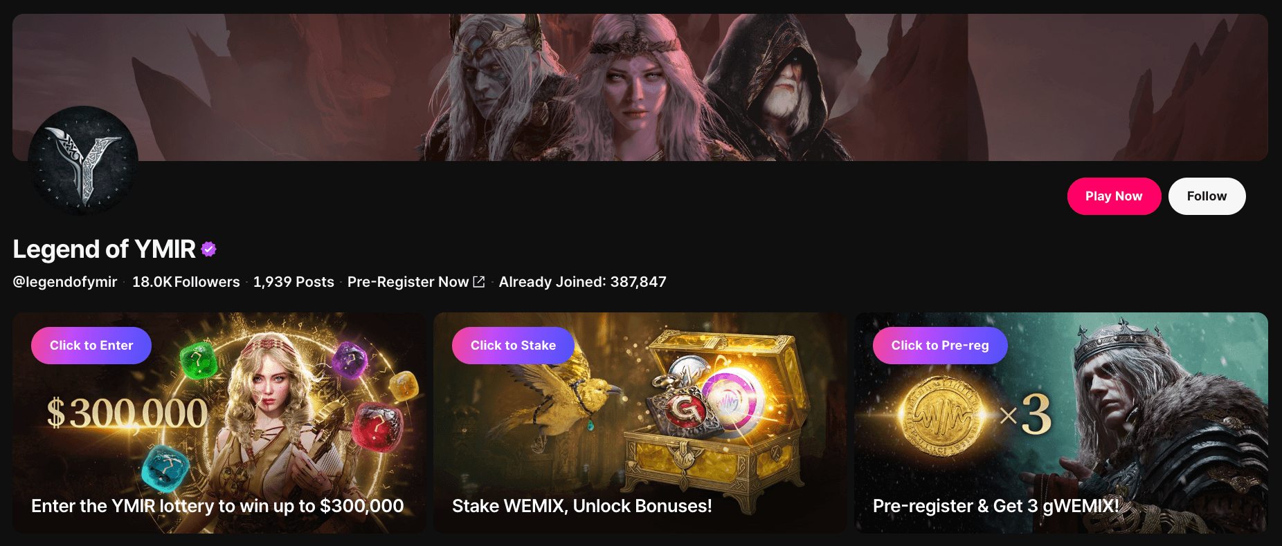 Pre-Register Now for Legend of YMIR