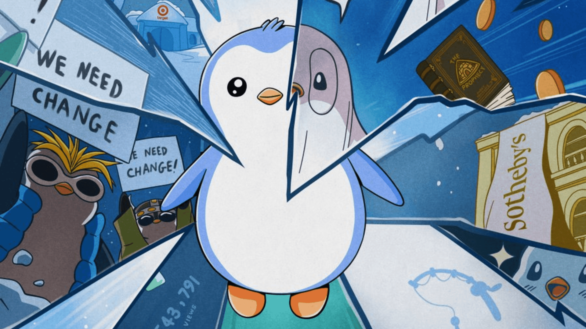 Pudgy Penguins kondigt lancering PENGU Token op Solana aan