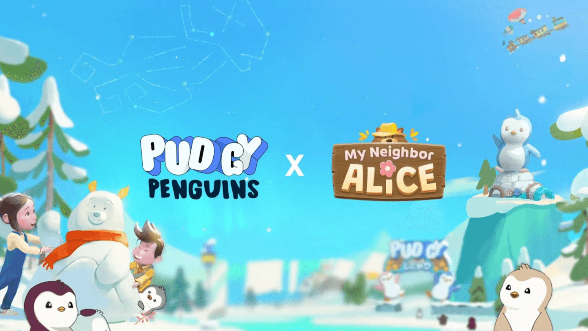 Pudgy Penguins Partners with My Neighbor Alice image