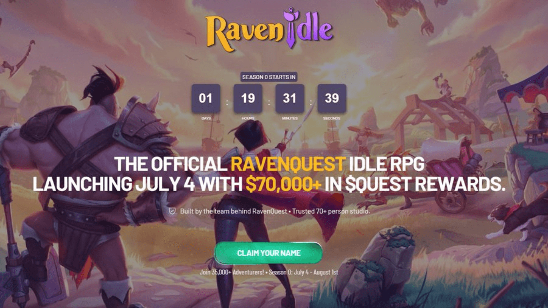RavenIdle Season 0 Start verschoben image