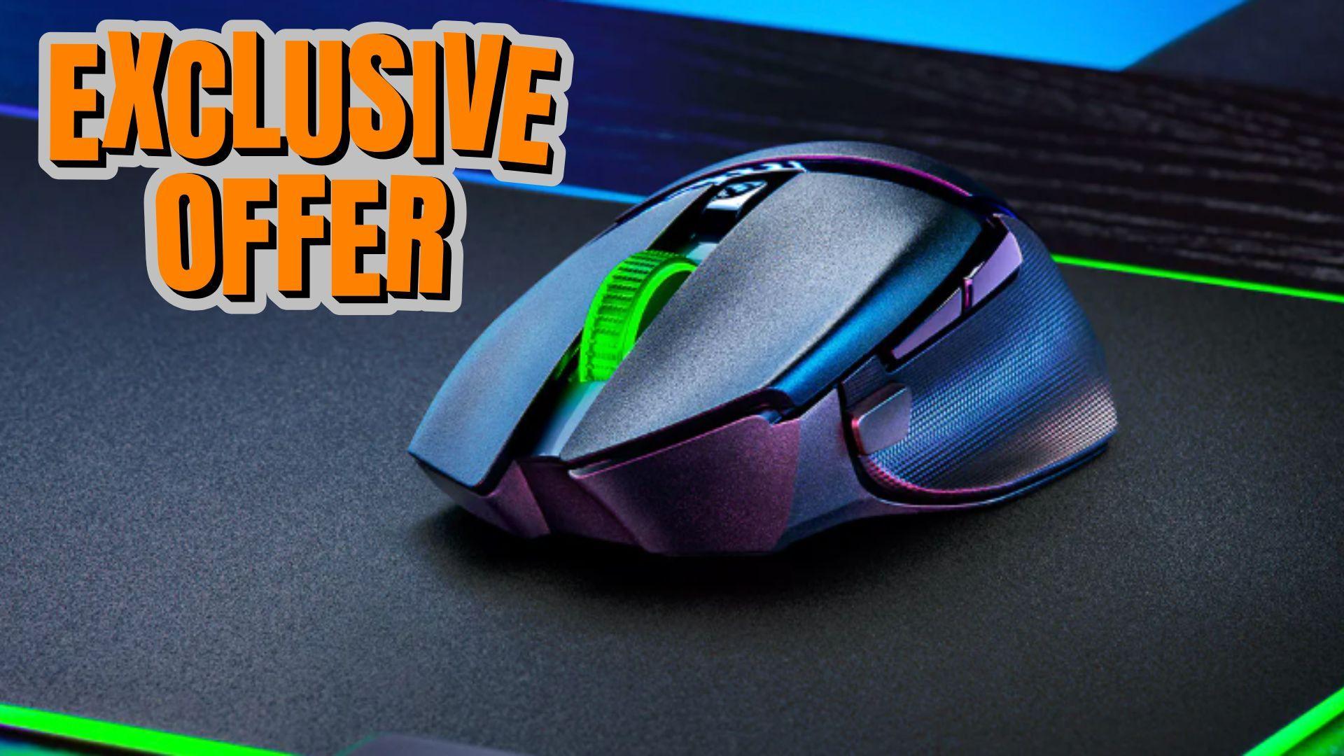 Razer Basilisk V3 X HyperSpeed Wireless Gaming Mouse Drops to $48 image