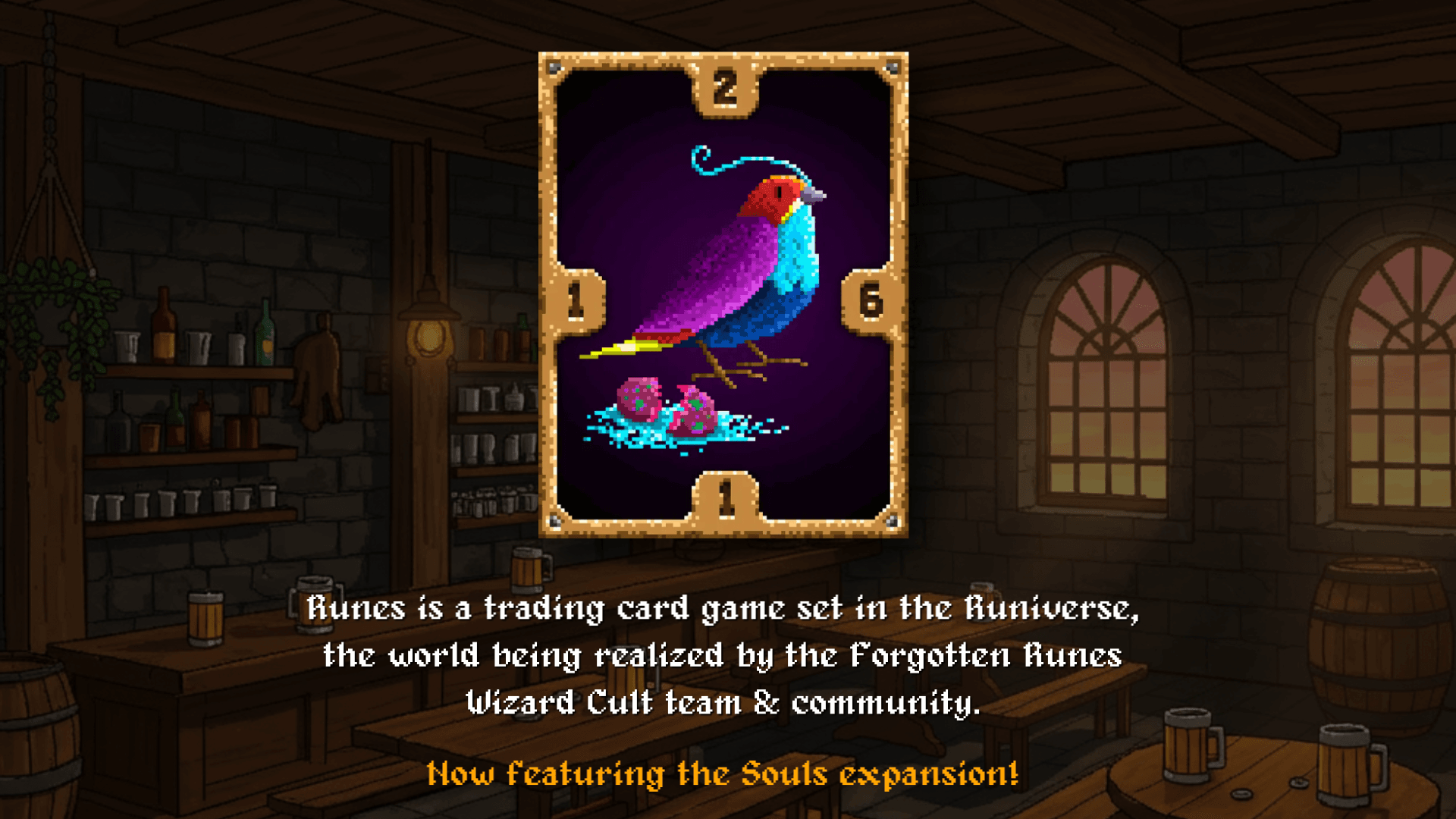 Runes Trading Card Now on Ronin